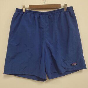 Patagonia Mens Baggies Mesh Lined Swim Shorts Size L Blue Mid Rise Elastic Waist